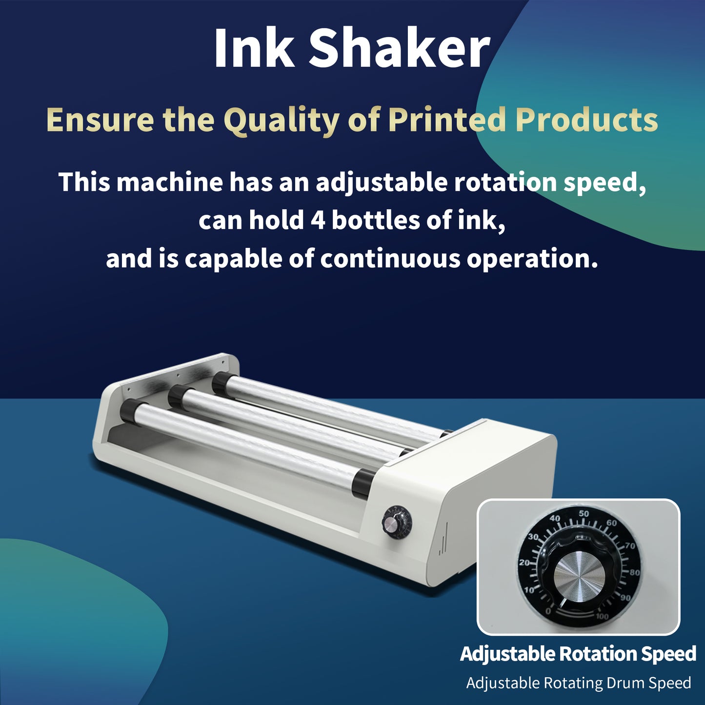 Ink shaker machine to prevent clogging