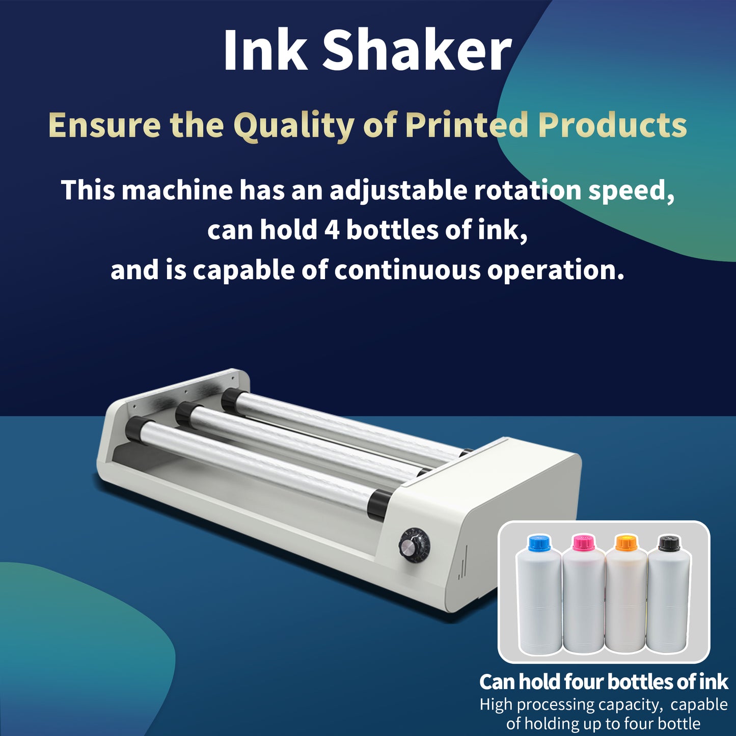Ink shaker machine to prevent clogging
