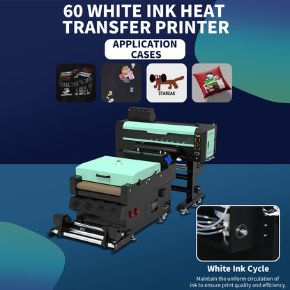 The new 2025 A1 wide DTF printer from IndoTech features four EPSON print nozzles for T-shirts, hats, sporting goods, socks, jeans and more.