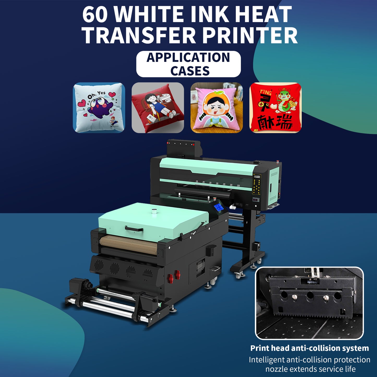 The new 2025 A1 wide DTF printer from IndoTech features four EPSON print nozzles for T-shirts, hats, sporting goods, socks, jeans and more.