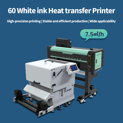 2 head A1 white ink hot stamping printer, heat transfer printing machine for clothes, DTF digital offset clothing T-shirt pattern printing machine
