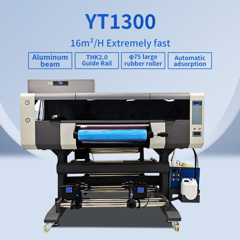 Hot Sale Dual Power Retractable UV DTF Printer | 60cm Roll to Roll Crystal Label Printing Machine